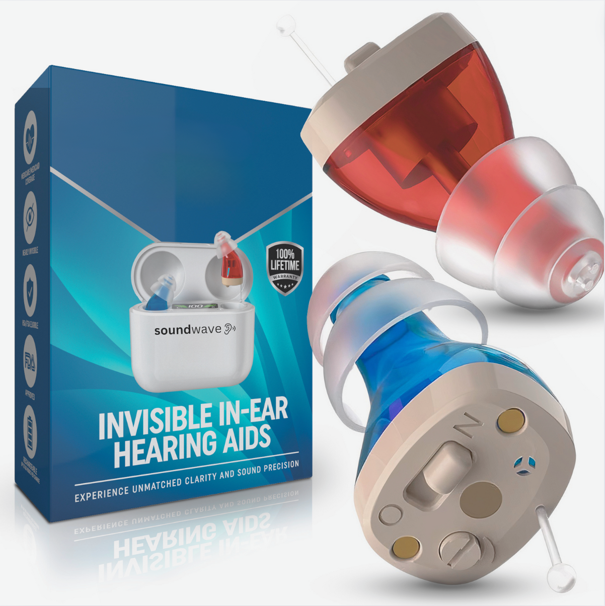 The Soundwave® Invisible Hearing Aids